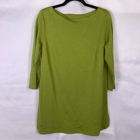 J. Jill Ponte Olive Green Dress - Picture 1 of 5